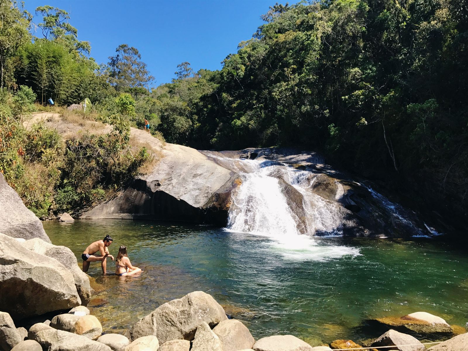 Cachoeira do Escorrega · poço de águas claras
